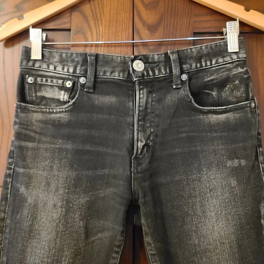 Moussy Vintage Fremont Skinny Black Jeans Size 26